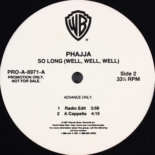 So Long (Well, Well, Well) | Near Mint (NM) Generic