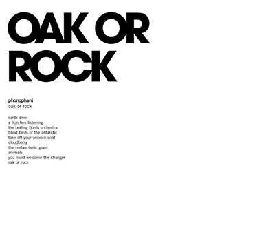 Oak or Rock |