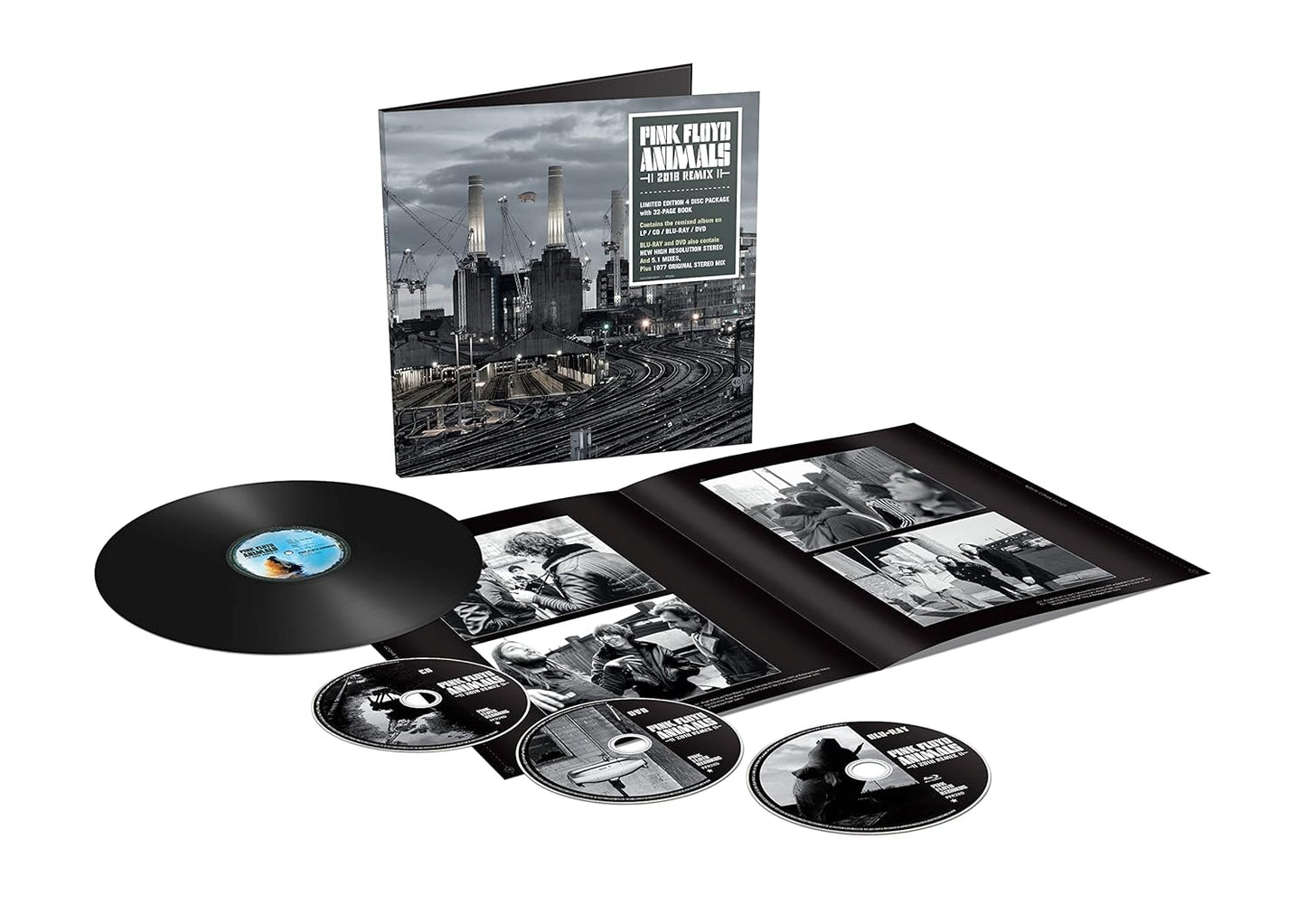 Animals: 2018 Remix (Boxed Set, With CD, With Blu-ray, With DVD, 180 Gram Vinyl) |
