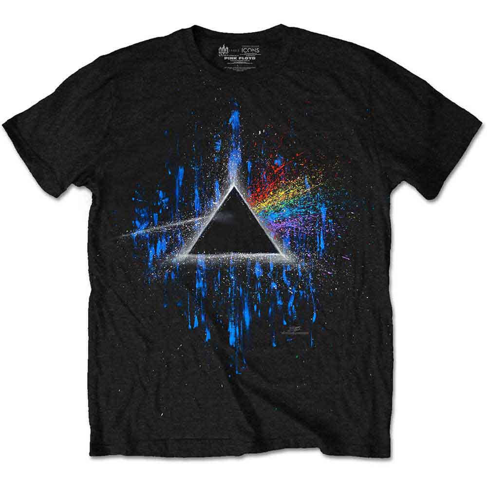 Dark Side of the Moon Blue Splatter | Black