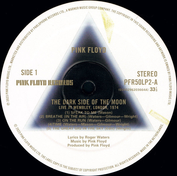 The Dark Side Of The Moon (Live At Wembley 1974) | Mint (M) Mint (M) - ROCK/PSYCH