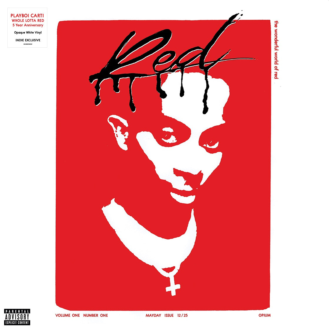 Playboi Carti - Whole Lotta Red (IEX 5th Anniversary Rain Cloud White 2xLP) | NEW - HIP HOP *NEW/COLOR*