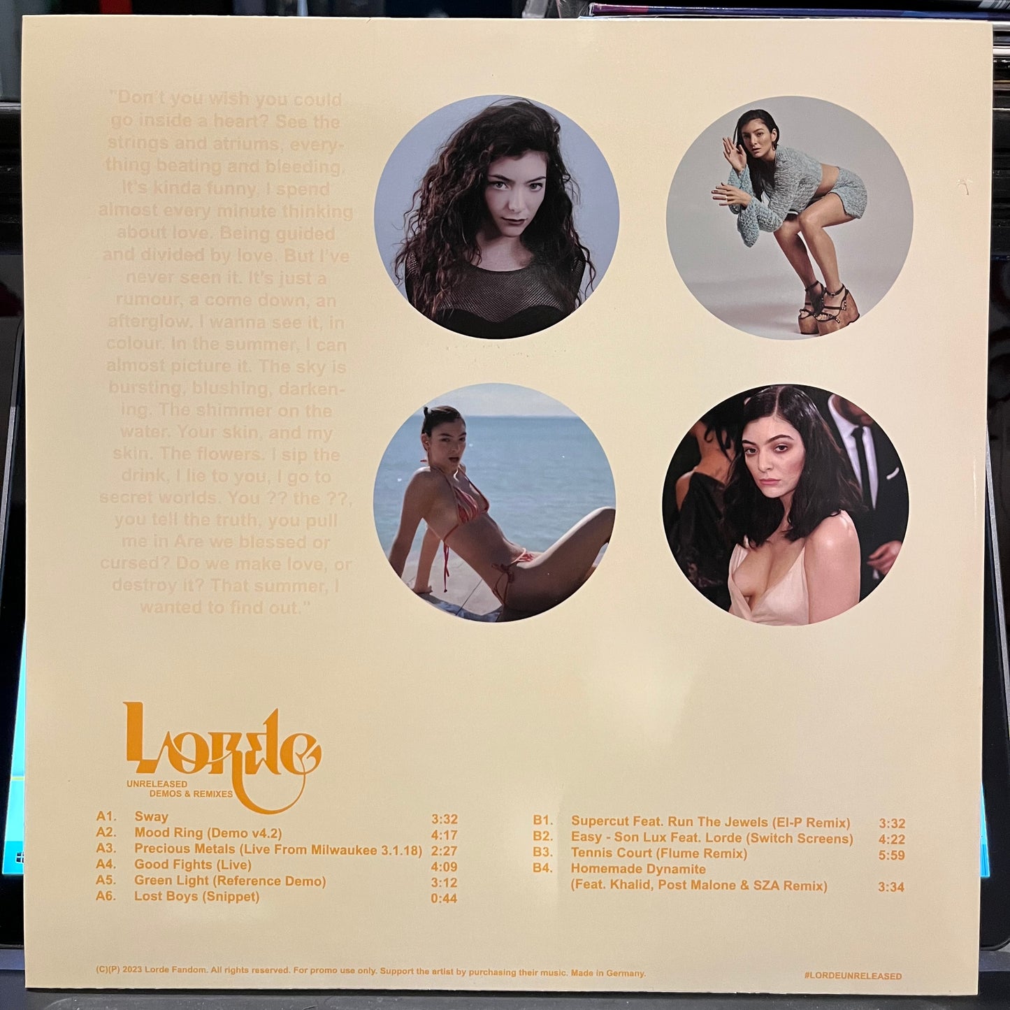 Unreleased Demos & Remixes | Mint (M) Mint (M) - POP *COLOR*