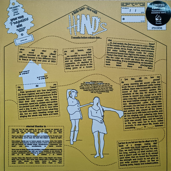 Viva Hinds (PINK IN TRANSPARENT VINYL) | Mint (M) Mint (M)