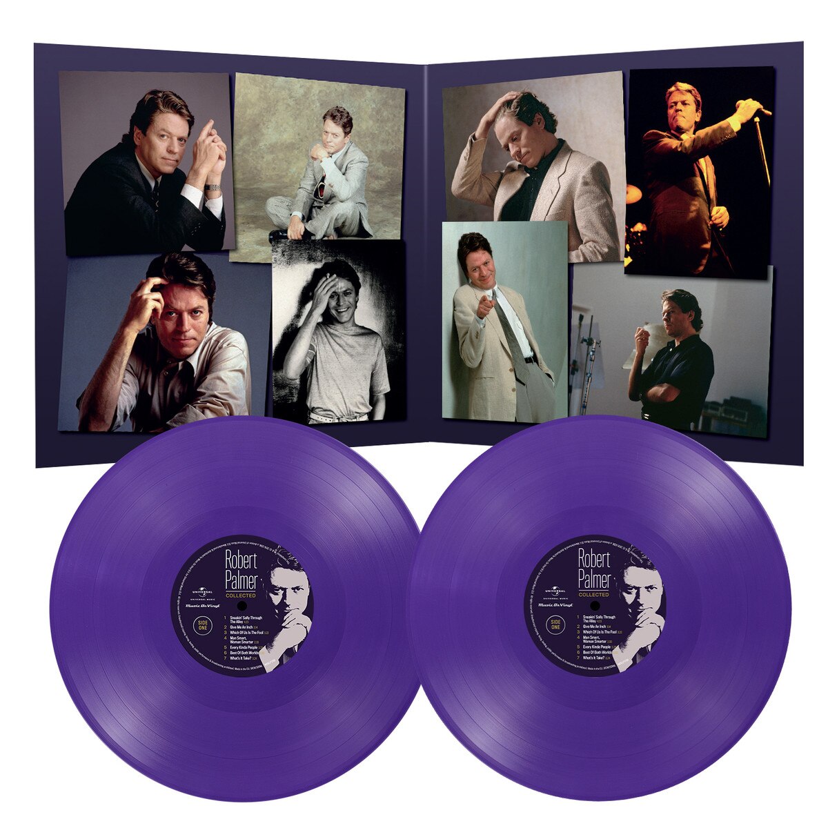 Robert Palmer - (PRESALE 7/10/26) Collected (180G 4PG BOOK GATEFOLD NUM-TO-5000 PURPLE 2xVINYL) | - POP *NEW/COLOR*