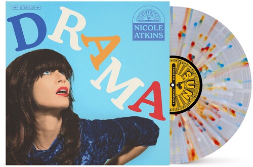 Nicole Atkins - (PRESALE 9/18/26) Drama (YELLOW BLUE RED CLEAR VINYL LP) | NEW - POP *NEW/COLOR*
