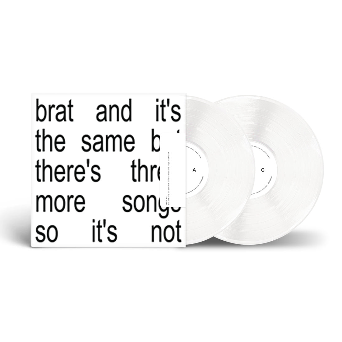 Brat And It's The Same But There's Three More Songs So It's Not (WHITE VINYL) | Mint (M) Mint (M) - POP *SEALED/COLOR*