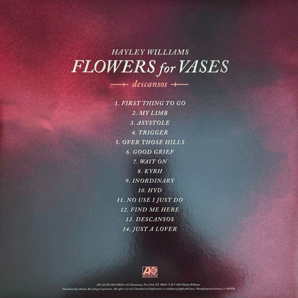 Flowers For Vases / Descansos (SMOKY PINK VINYL) | Mint (M) Mint (M) - POP *SEALED/COLOR*