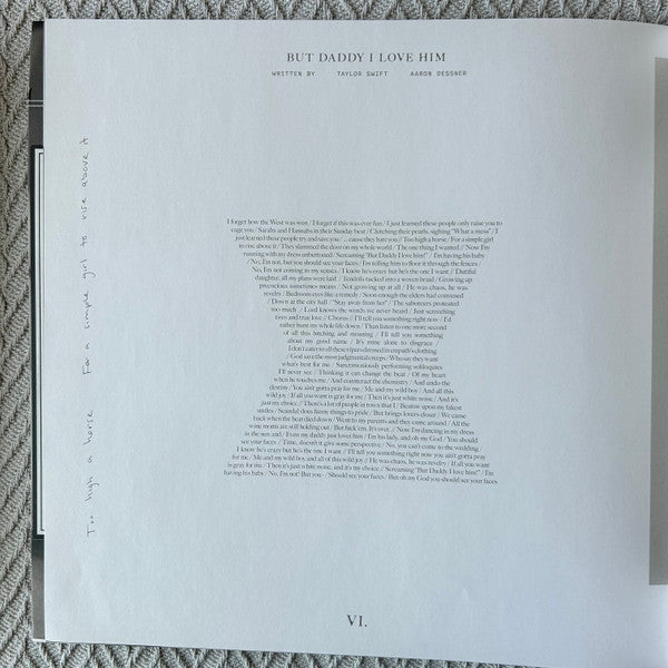 The Tortured Poets Department (GHOSTED WHITE VINYL) | Mint (M) Mint (M) - POP *SEALED/COLOR*