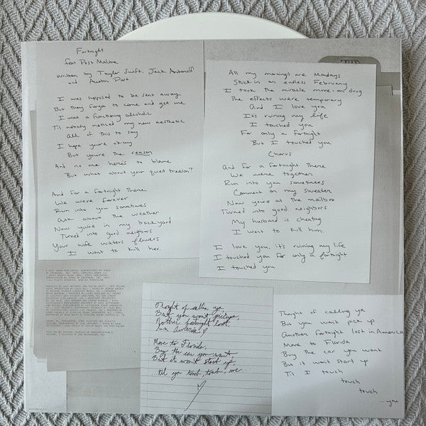 The Tortured Poets Department (GHOSTED WHITE VINYL) | Mint (M) Mint (M) - POP *SEALED/COLOR*