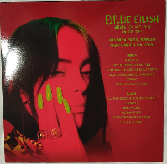 Billie Eilish - Where Do We Go? World Tour (COLOR VINYL) | Mint (M) Mint (M) - POP *SEALED/COLOR*