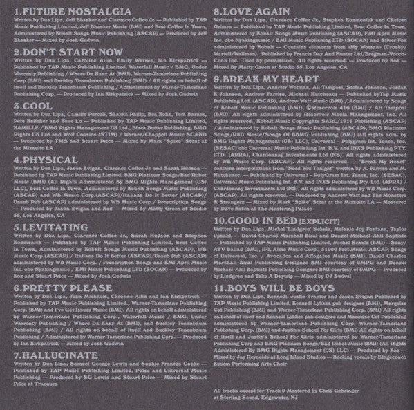 Future Nostalgia (DIGIPACK CD) | Mint (M) Mint (M)