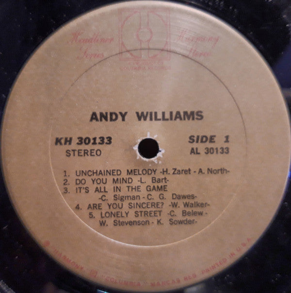 Andy Williams | Mint (M) Mint (M)