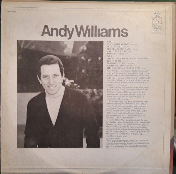 Andy Williams | Mint (M) Mint (M)