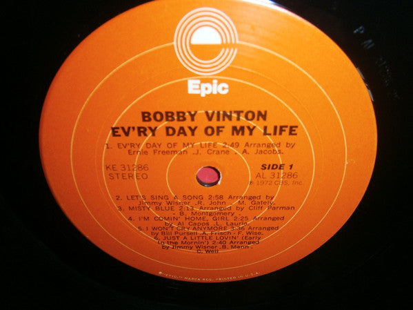 Ev'ry Day Of My Life | Mint (M) Mint (M)