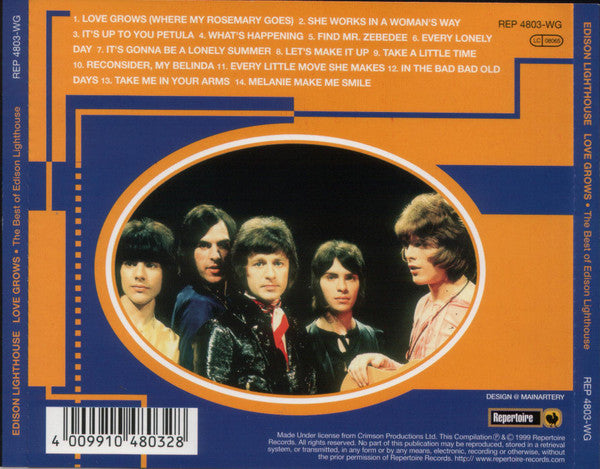 The Best Of Edison Lighthouse - Love Grows *CD* | Mint (M) Mint (M)