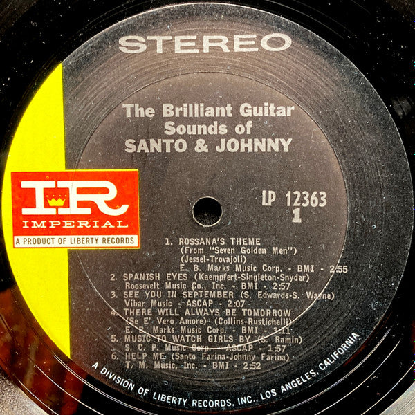 The Brilliant Guitar Sounds Of Santo & Johnny | Mint (M) Mint (M)