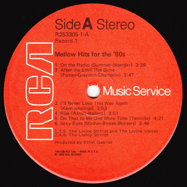 Mellow Hits For The '80s *SEALED* | Mint (M) Mint (M)