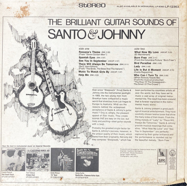 The Brilliant Guitar Sounds Of Santo & Johnny | Mint (M) Mint (M)