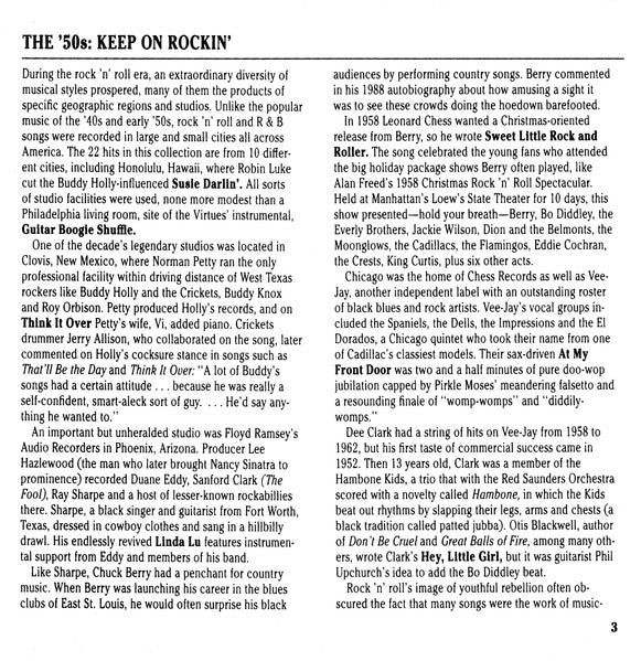 The '50s: Keep On Rockin' *CD* | Mint (M) Mint (M)