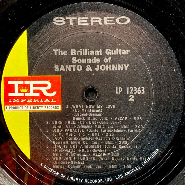 The Brilliant Guitar Sounds Of Santo & Johnny | Mint (M) Mint (M)
