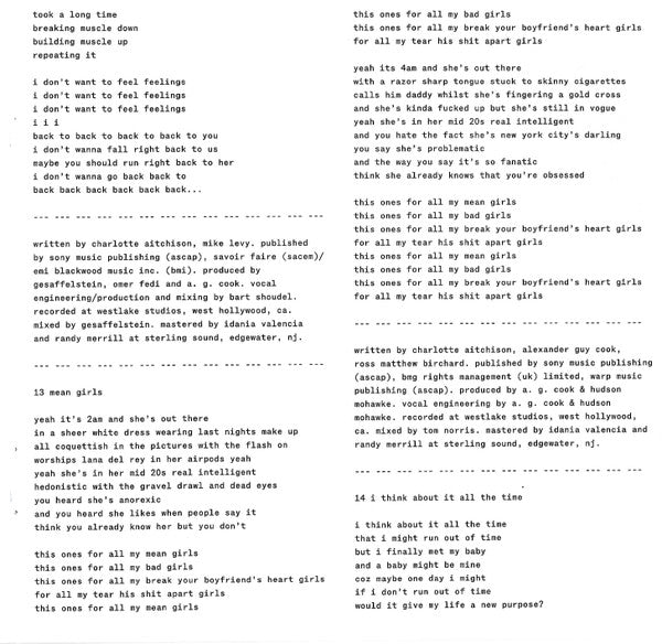 Brat And It's The Same But There's Three More Songs So It's Not (CD) | Mint (M) Mint (M)