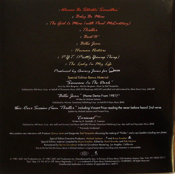 Thriller (CD) | Excellent+ (EX+) Excellent+ (EX+) - POP / USED *EXCELLENT+*