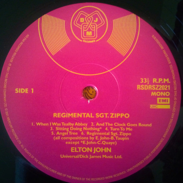 Regimental Sgt. Zippo (VINYL) | Excellent+ (EX+) Near Mint (NM or M-) - POP / USED *EXCELLENT+*