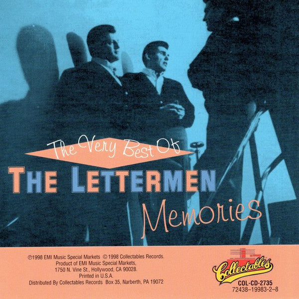 The Very Best Of The Lettermen - Memories (CD) | Excellent+ (EX+) Near Mint- (NM-) - POP / USED *EXCELLENT+*