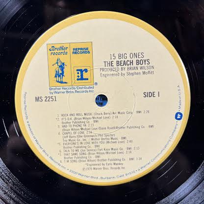 15 Big Ones (VINYL) | Excellent+ (EX+) Excellent (EX) - POP / USED *EXCELLENT+*