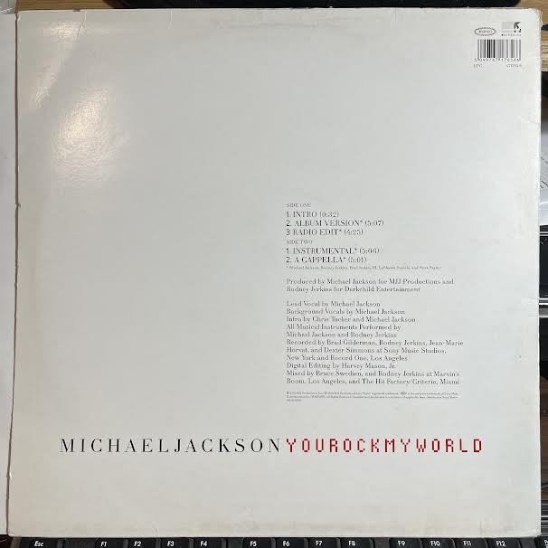 You Rock My World (VINYL) | Excellent+ (EX+) Excellent (EX) - POP / USED *EXCELLENT+*