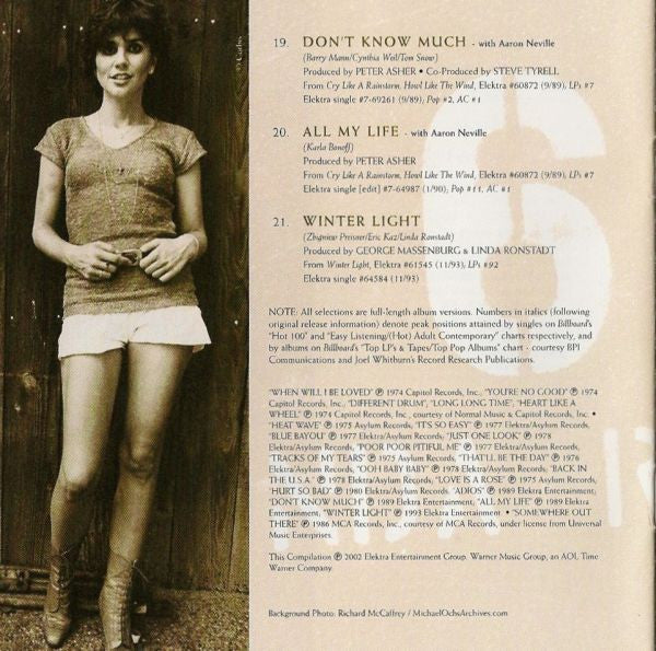 The Very Best Of Linda Ronstadt (CD) | Excellent (EX) Near Mint (NM) - POP / USED *EXCELLENT*