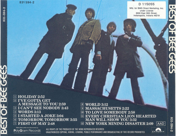 Best Of Bee Gees (CD) | Excellent (EX) Near Mint (NM) - POP / USED *EXCELLENT*