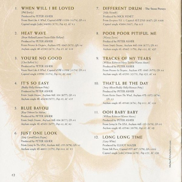 The Very Best Of Linda Ronstadt (CD) | Excellent (EX) Near Mint (NM) - POP / USED *EXCELLENT*