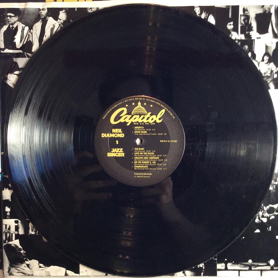 The Jazz Singer (Original Songs From The Motion Picture) (VINYL) | Near Mint- (NM-) Excellent (EX) - POP / USED *NEAR MINT-*