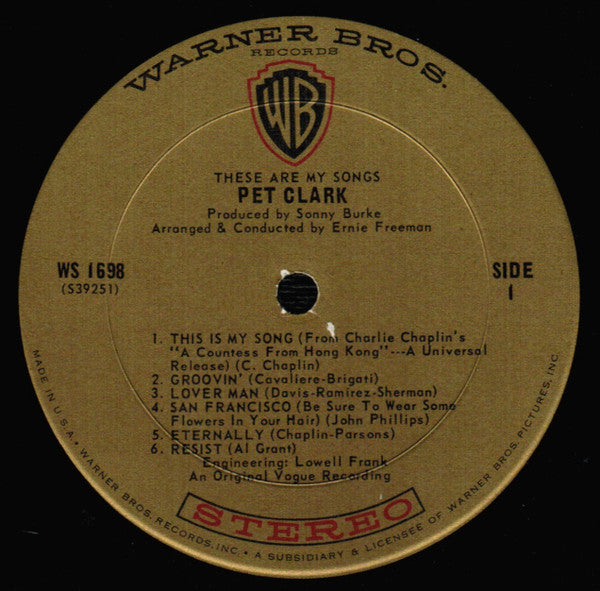 These Are My Songs | Near Mint (NM) Excellent (EX)