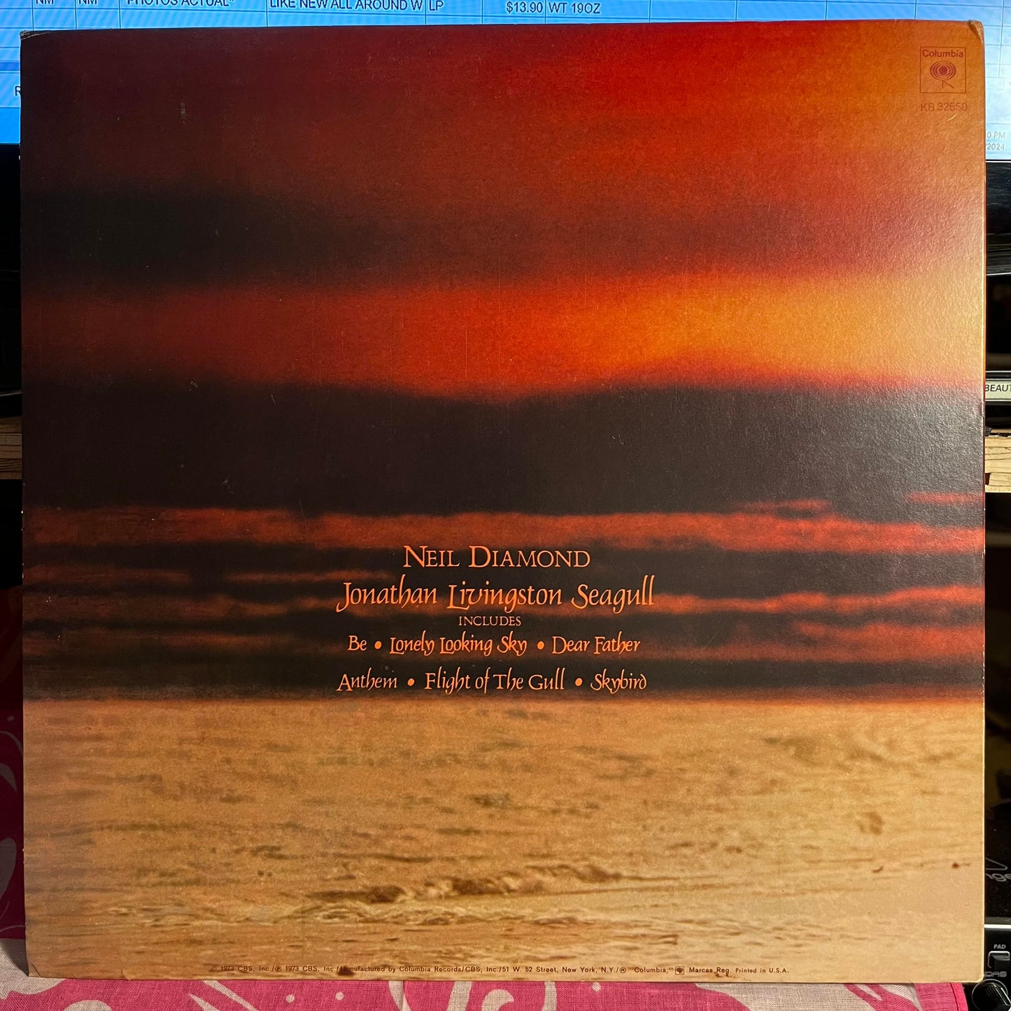 Jonathan Livingston Seagull (Original Motion Picture Sound Track) *PITMAN* | Near Mint (NM) Near Mint (NM)