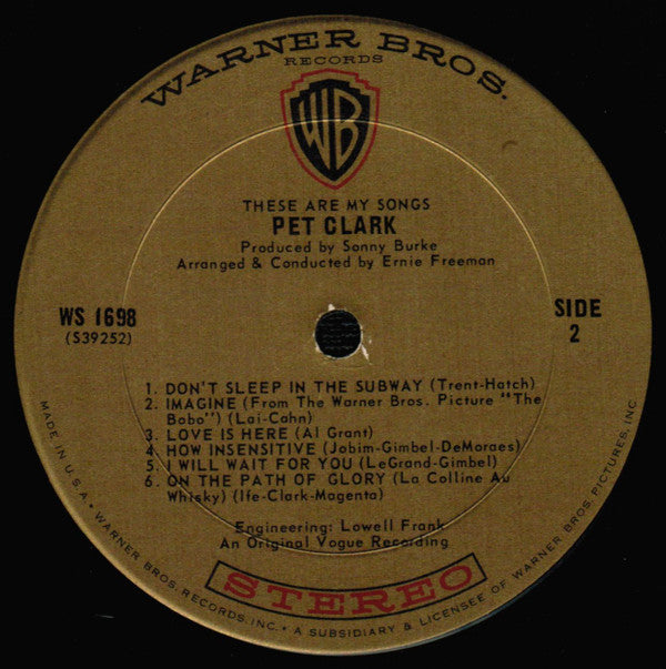 These Are My Songs | Near Mint (NM) Excellent (EX)