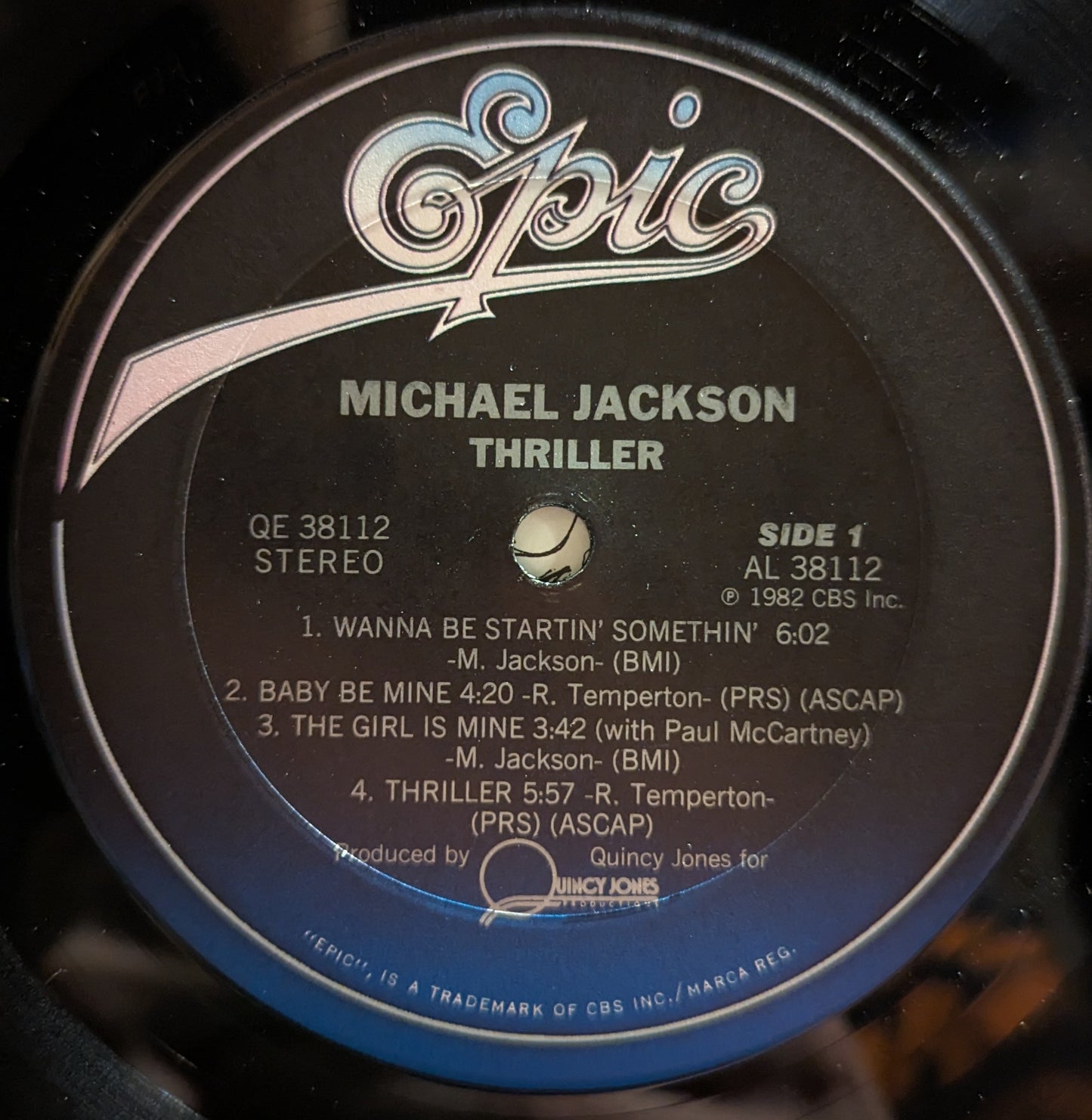 Thriller *1982 ORIGINAL* | Near Mint (NM) Excellent (EX)