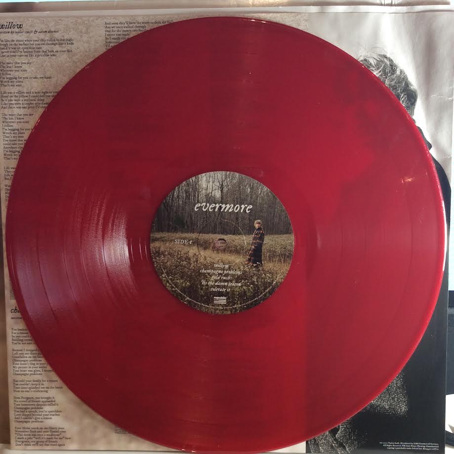 Evermore (2x OPAQUE RED VINYL) | Near Mint (NM or M-) Very Good (VG) - POP / USED *NEAR MINT*