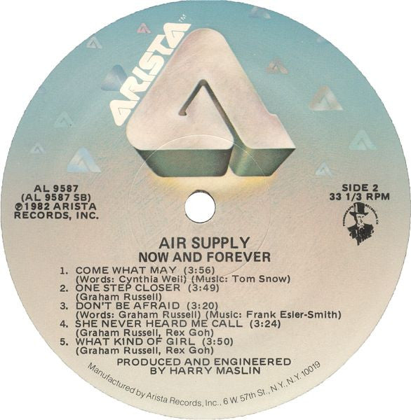 Now And Forever (VINYL) | Near Mint (NM) Very Good Plus (VG+) - POP / USED *NEAR MINT*