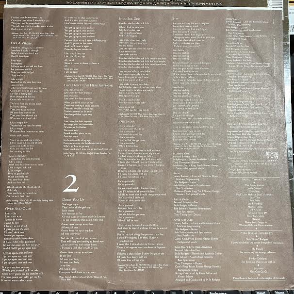 Like A Virgin (VINYL) | Near Mint (NM or M-) Excellent (EX) - POP / USED *NEAR MINT*