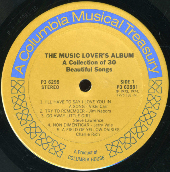 The Music Lover's Album (A Collection Of 30 Beautiful Songs) | Near Mint (NM) Near Mint (NM)