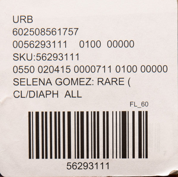 Rare (COKE BOTTLE CLEAR VINYL) | Near Mint (NM or M-) Near Mint (NM or M-) - POP / USED *NEAR MINT*