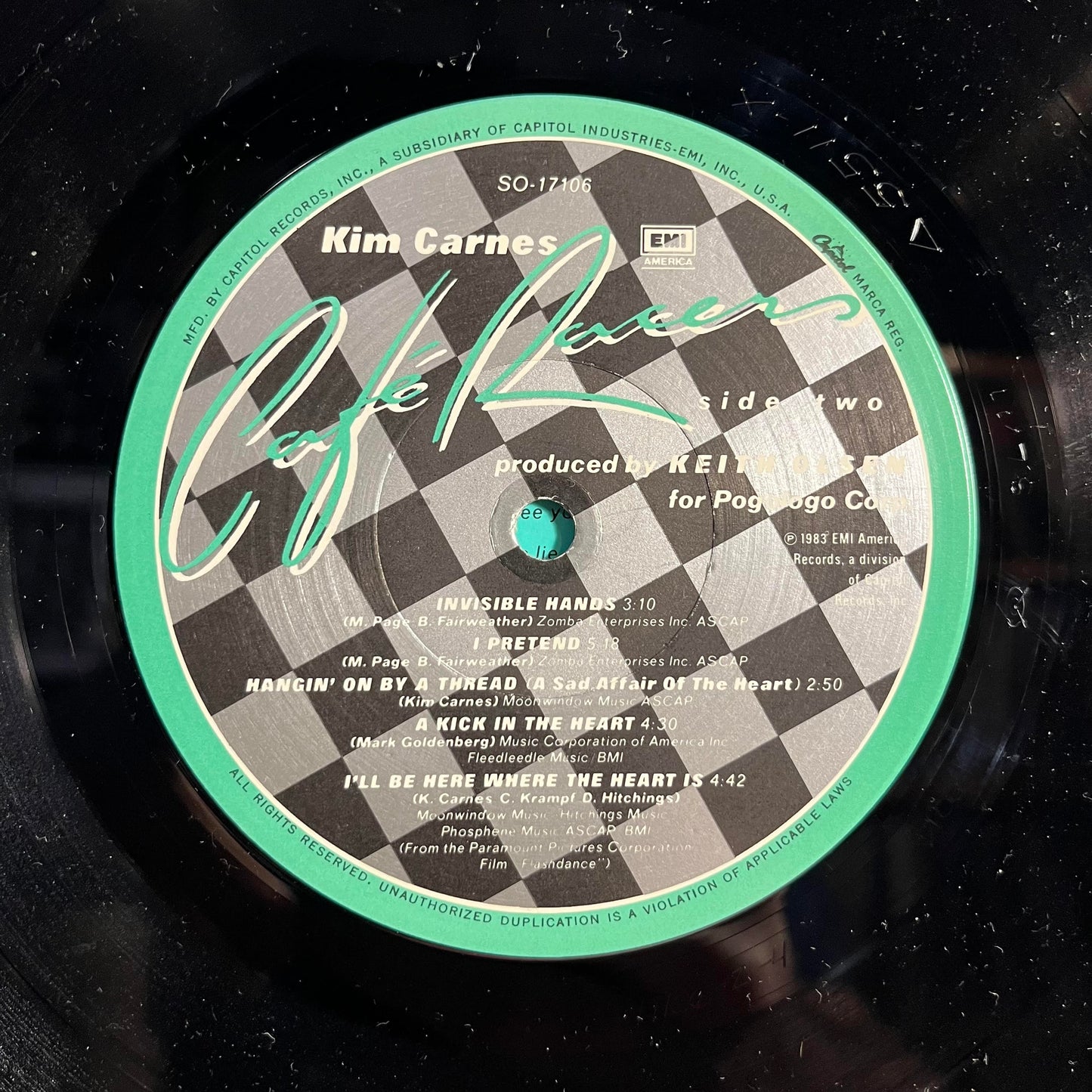 Kim Carnes - Café Racers *SHRINK/HYPE* | Near Mint (NM) Near Mint (NM) - POP / USED *NEAR MINT*