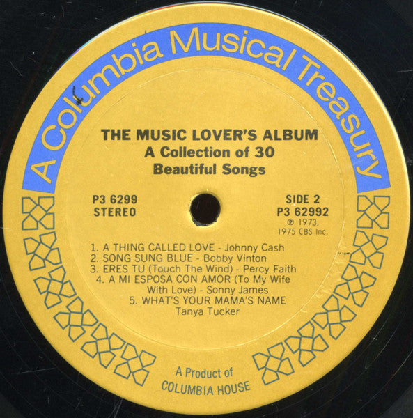 The Music Lover's Album (A Collection Of 30 Beautiful Songs) | Near Mint (NM) Near Mint (NM)