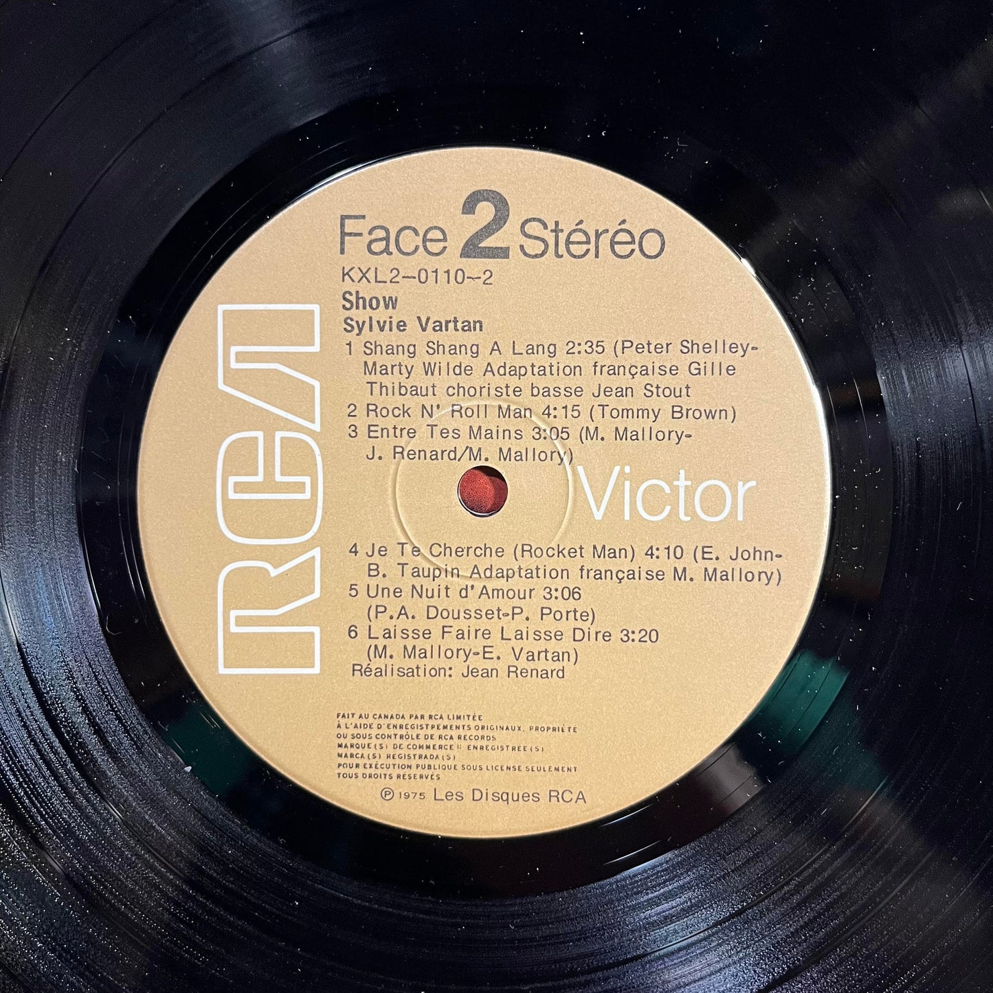 Show Sylvie Vartan *CANADA* | Near Mint (NM) Very Good Plus (VG+)