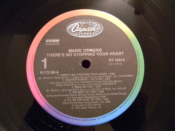 There's No Stopping Your Heart (VINYL)(CLUB - SHRINK) | Near Mint (NM) Near Mint (NM) - POP / USED *NEAR MINT*
