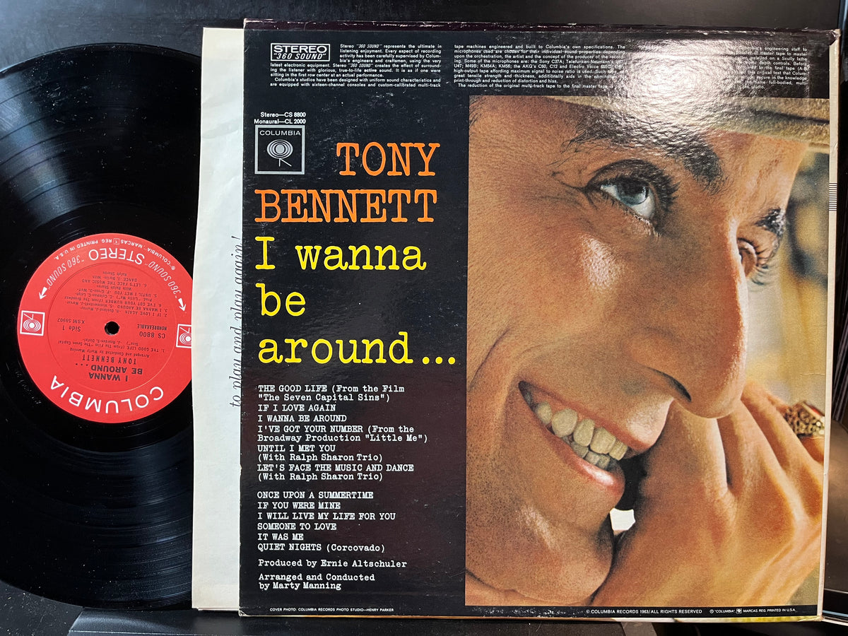 Tony Bennett - I Wanna Be Around (VINYL LP COLUMBIA CS 8800 MAR 1963) | USED Near Mint (NM or M-) Excellent (EX) - POP / USED *NEAR MINT*