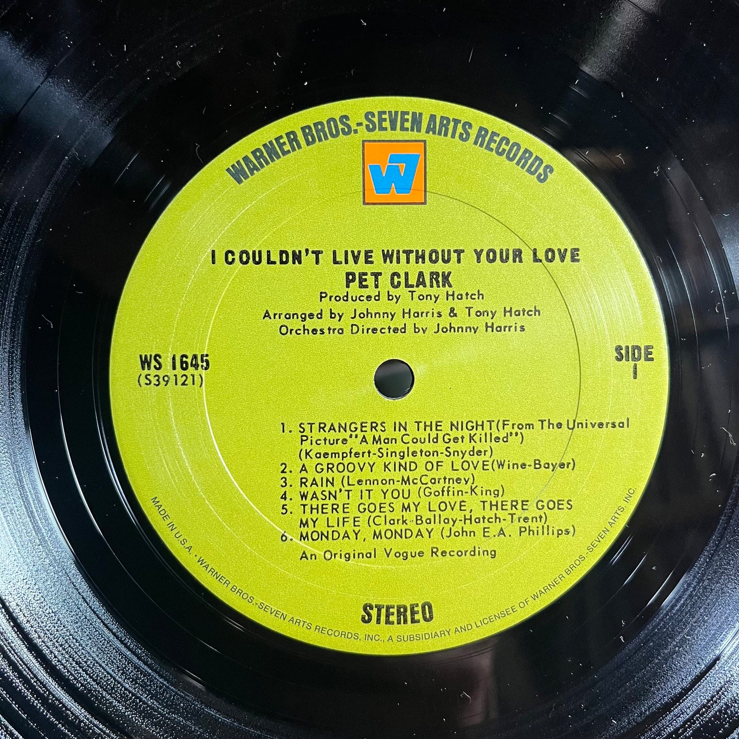 Petula Clark - I Couldn't Live Without Your Love *STEREO-REPRESS* | Near Mint (NM) Excellent (EX) - POP / USED *NEAR MINT*